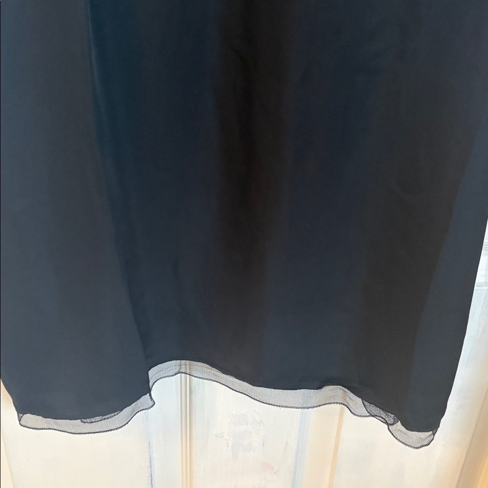 J CREW COLLECTION BLACK MIDI SLIP DRESS- size 4 NWT - Picture 4 of 7